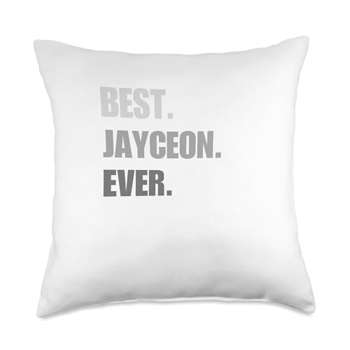 Name Named Custom Funny Definition First Naming Jayceon Throw Pillow