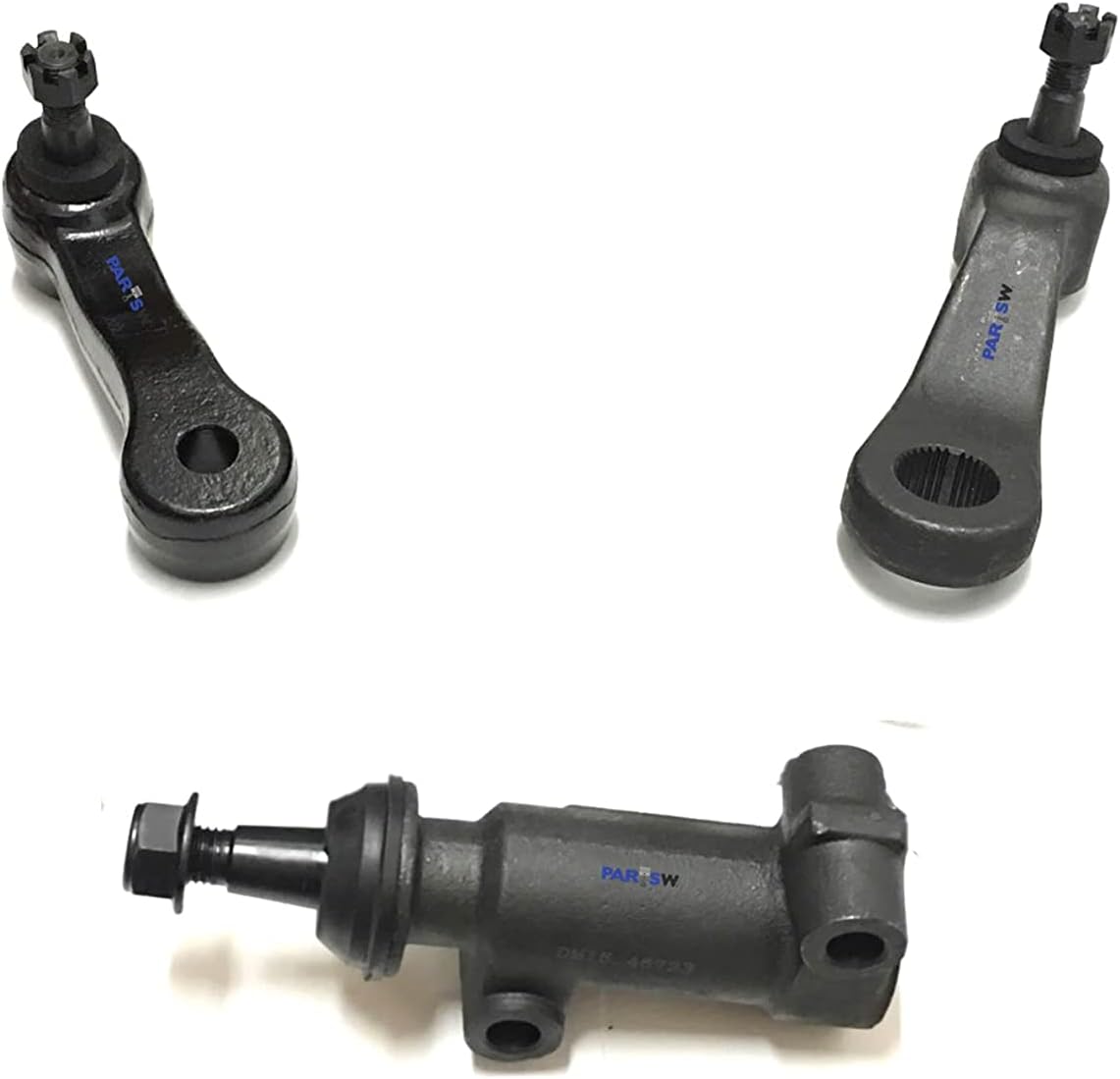 PartsW - 15 Pc Suspension Kit Tie Rod Ends Idler & Pitman Arms, Front Upper Control Arm Bushing, Upper & Lower Ball Joints Fits Cadillac Escalade/Chevrolet Silverado 1500/