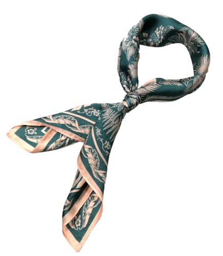 Shanlin Silk Feel Pattern Square Scarves 27