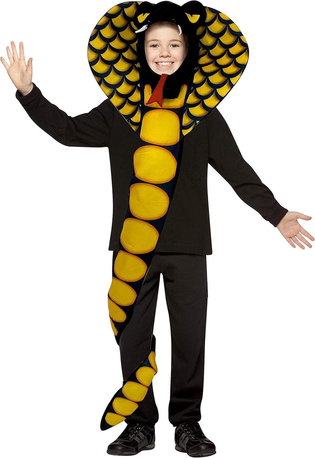 Rasta Imposta Cobra Snake Costume Karate Party Dress Up Cosplay Halloween Costumes, Child Size 7-10