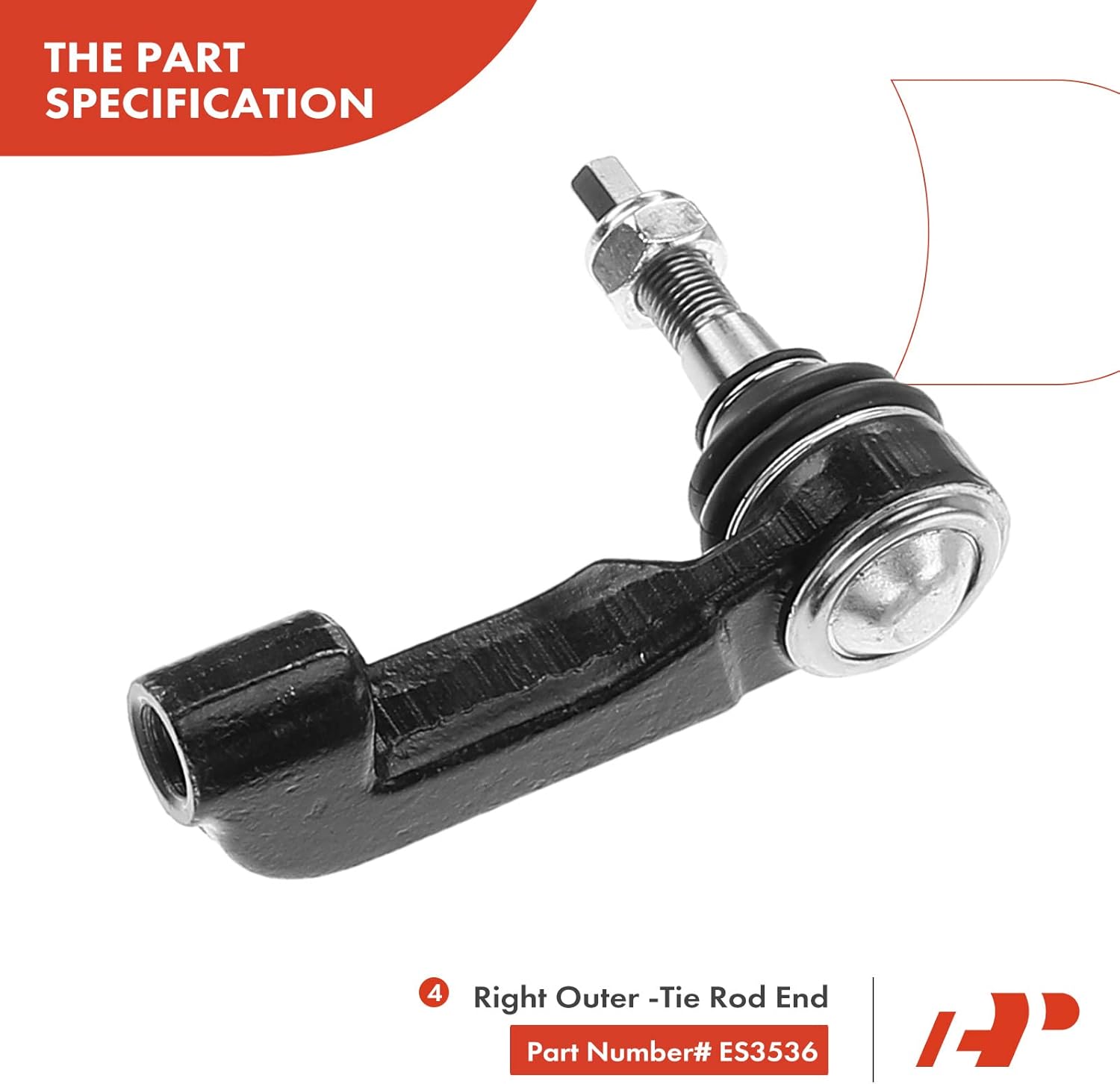 A-Premium 10Pcs Front Suspension Kit, Upper Control Arm Sway Bar Link Lower Ball Joint Inner Outer Tie Rod End, Compatible with Jeep Liberty 2002 2003 2004