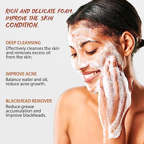 POP MODERN.C Kojic Acid Soap Turmeric Soap 3PCS Dark Spot Remover for Face and Body Bath Soap Moisturizing Even out Tone Skin Vitamins C Soap for Acne Blackheads Remover 3x100g Christmas gift