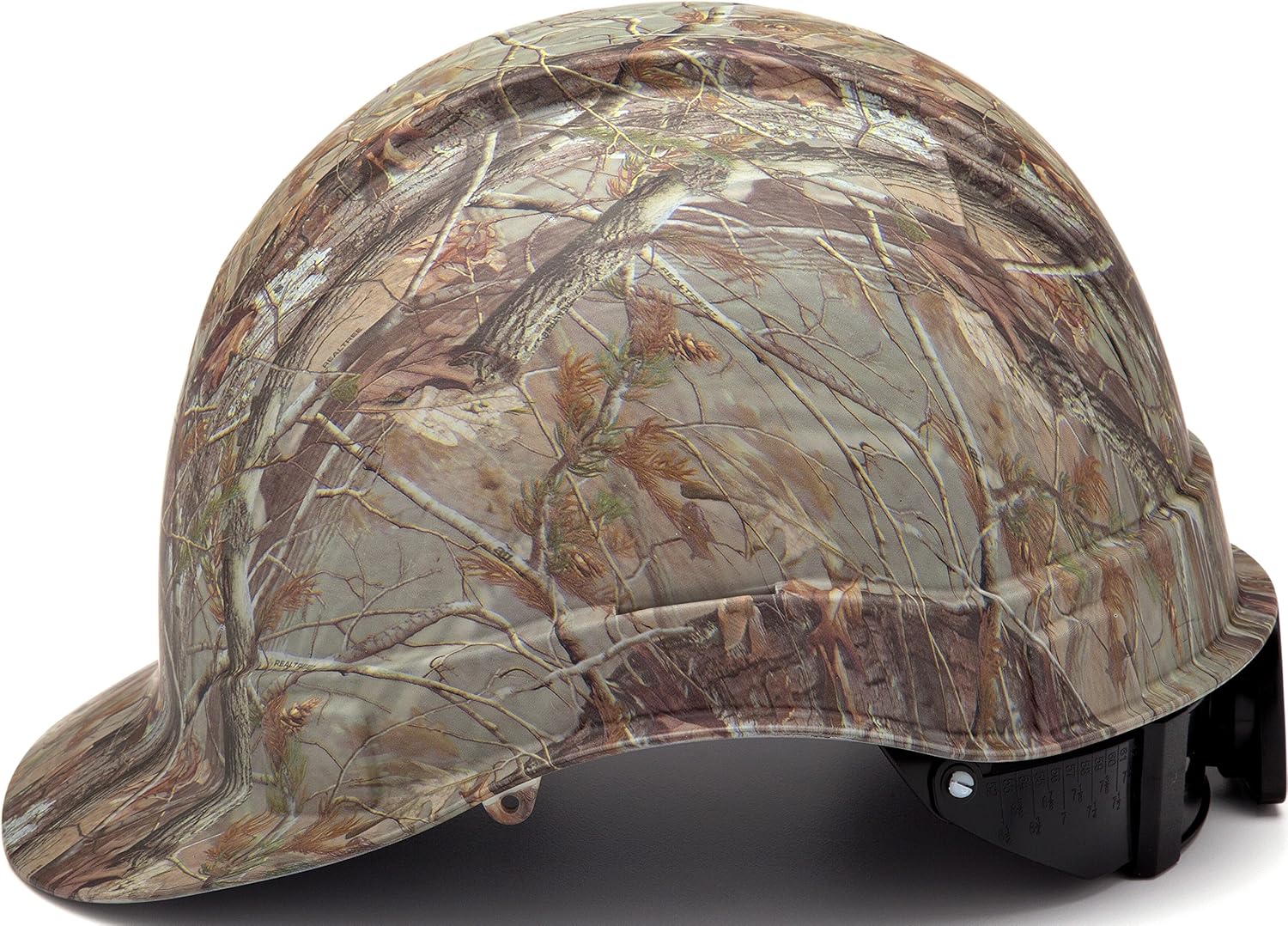 Pyramex Ridgeline Cap Style Hard Hat, 4-Point Ratchet Suspension, Matte Camo Pattern