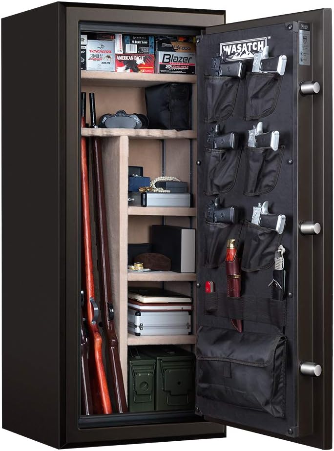 Wasatch 24 Gun Fire and Water Safe with E-Lock, Dark Bronze