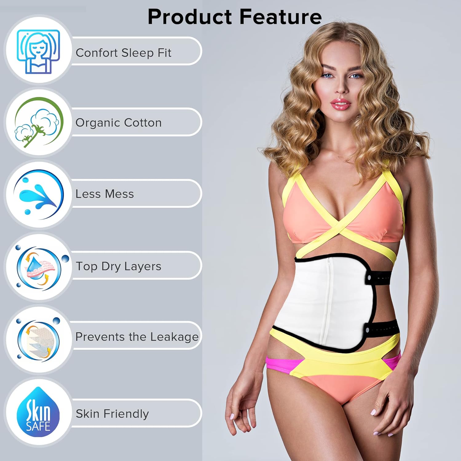 Castor Oil Pack Wrap,Castor Oil Pack,Castor Oil Packs for Liver Detox Organic Cotton Flannel with Storage Bag and Heating Pack 23.6 * 10 in(No Castor Oil Included)