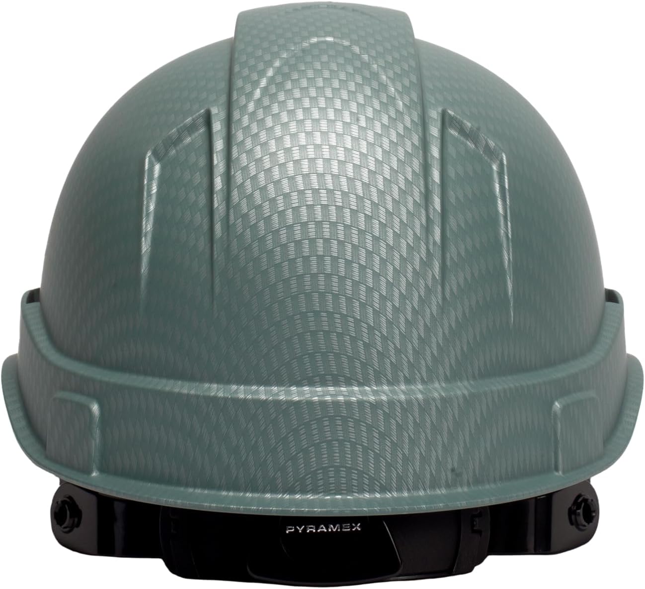 Pyramex Ridgeline Cap Style Hard Hat 4 Point Ratchet Matte Silver Graphite