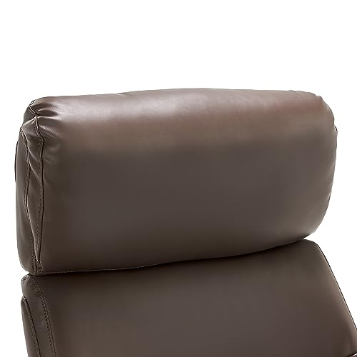 La-Z-Boy Greyson Ergonomic Bonded Leather Swivel Executive Chair, Black (CHR10086B)