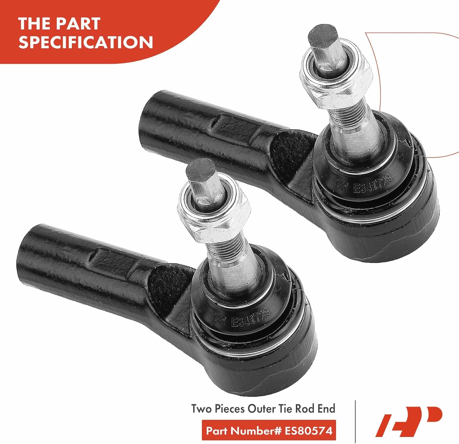 A-Premium Set of 10, Front Upper Control Arm, Sway Bar Link, Lower Ball Joint, Inner Outer Tie Rod End, Compatible with Dodge Ram 1500 2006 2007 2008, 4WD Only