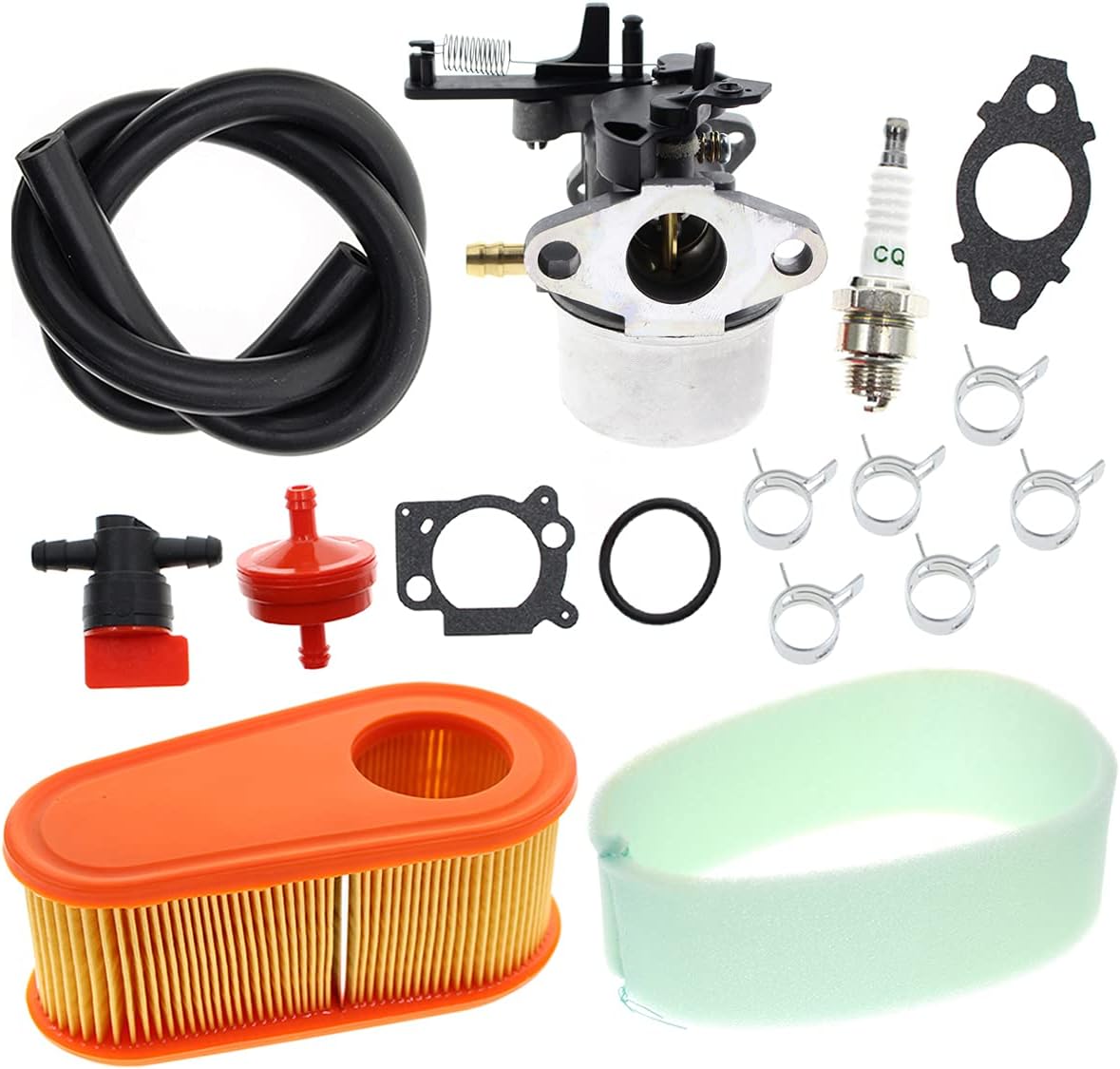 Carbhub 591137 Carburetor for B&S 591137 590948 775EX Lawn Mower Engine Carb 795066 796254 with Air Filter - 590948 775EX Carb