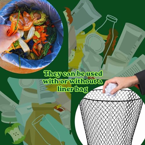 Wire Mesh Round Waste Basket, 9 inch Wide Trash Can Wire Basket, Lightweight Mesh Trash Can Open Top Wastebasket Recycling Bins Desk Office School Garbage Cans Home Office Essential (1PC-Black)