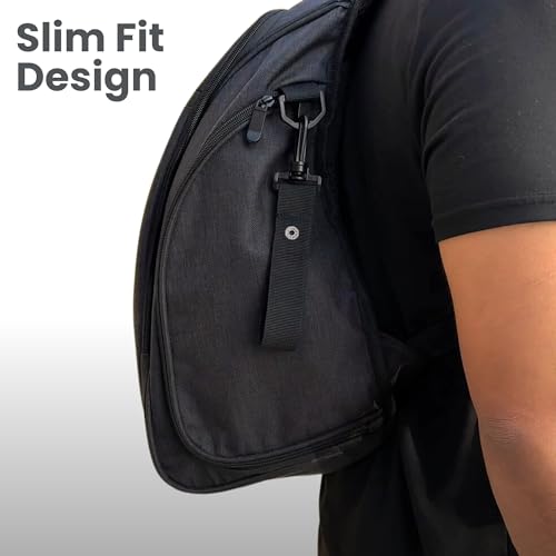 JOHAR Travel Diaper Backpack - Spacious, Waterproof with Changing Pad, Insulated Pockets, Anti-Theft Pocket - Black