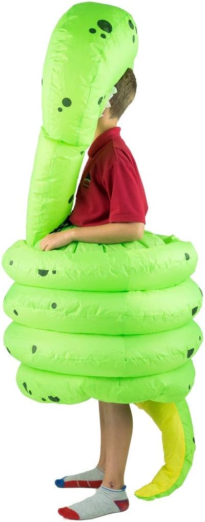 Snake Jungle Python Full Body Inflatable Costume for Kids (age 5-11)