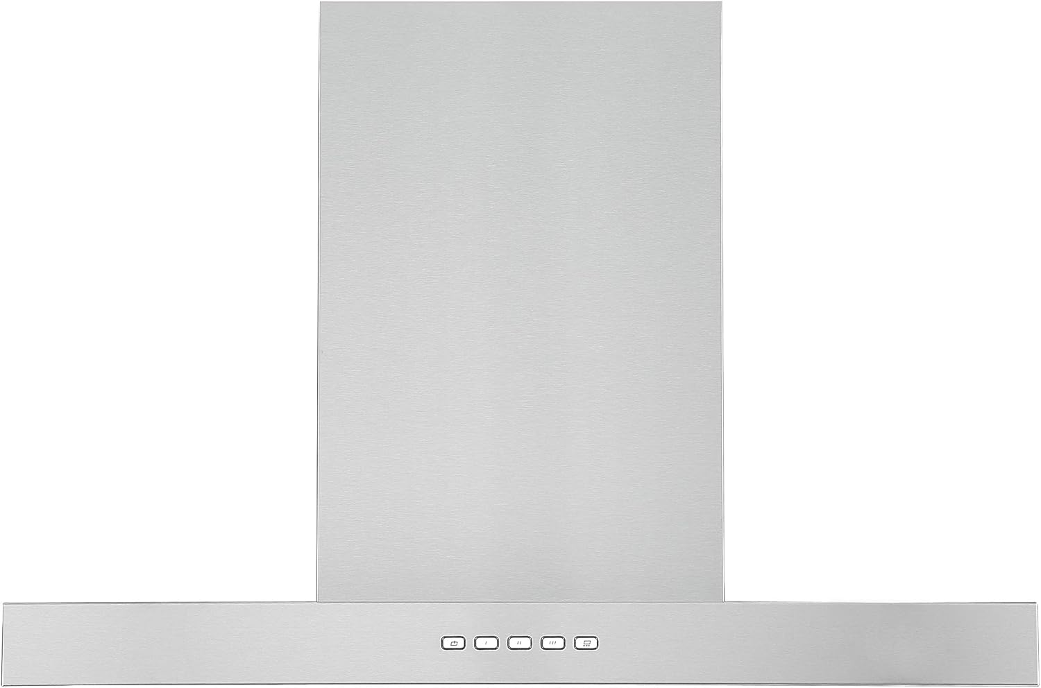 Ancona | 30” 600 CFM Wall-Mounted Convertible Rectangular Range Hood | LED Lights | Stainless Steel | AN-1123