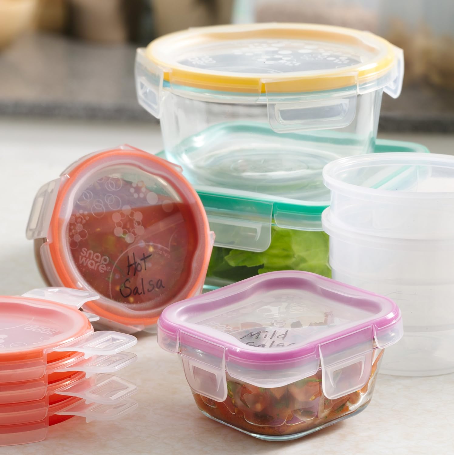 Snapware 10-Piece Total Solution Food Storage Set, Glass