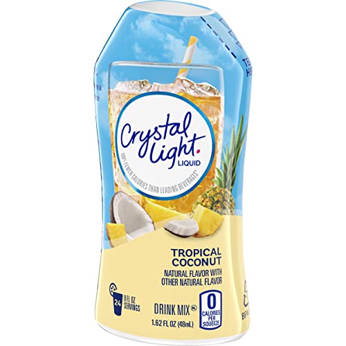 Crystal Light Liquid Variety Drink Mix 1.62 Fl Oz Tropical Coconut , Berry Sangria , Blackberry Lemonade