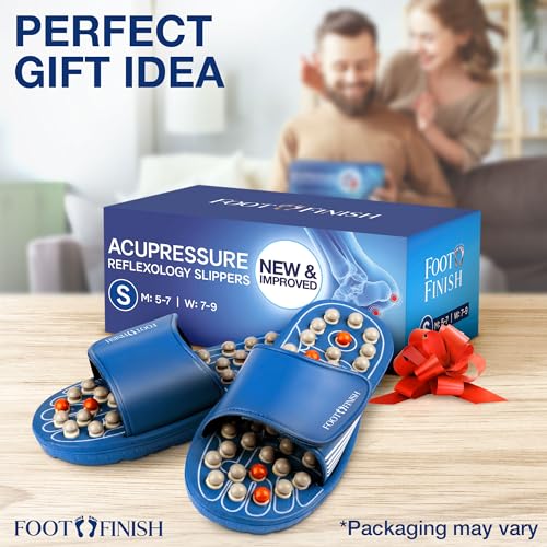 LOVE, LORI Plantar Fasciitis Relief Acupressure Slippers, Reflexology Foot Massager for Neuropathy Pain Relief Plantar Fasciitis Massager, Works as Acupuncture Mat Health Care Products Dad Gifts