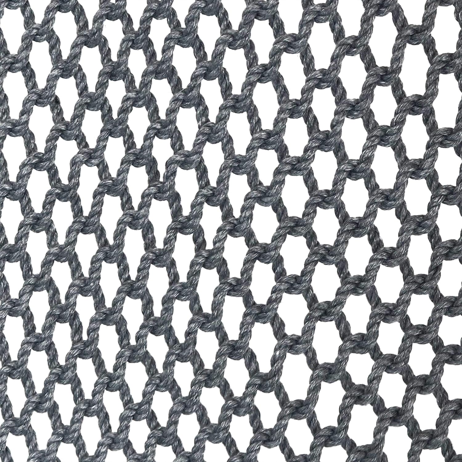 Sunnydaze XL Gray Hanging Polyester Rope Caribbean Hammock Chair and 79- to 93-Inch Tall 330-Pound Weight Capacity Heavy-Duty Hanging Chair Stand Bundle