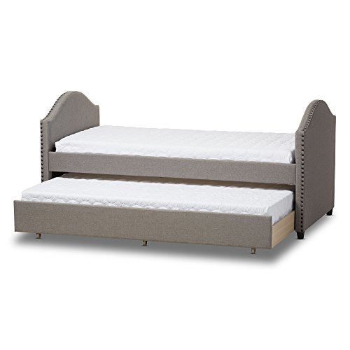 Baxton Studio 424-7301-AMZ Daybed, Twin, Grey