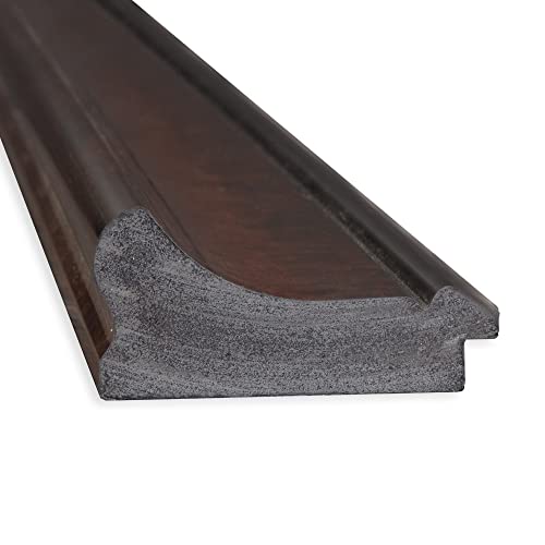 Amanti Art Custom Mirror, Vogue Bronze Bathroom Mirror, Wall Mirror or Bathroom Vanity Mirror Over Sink (33.5 x 23.5 in.) Non-Beveled Mirror, Bronze Mirror, Traditional Mirror from WI, USA