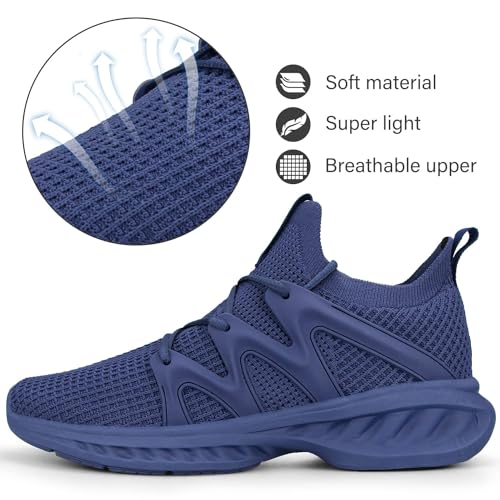 Pujcs Women Running Shoes Lightweight Tennis Shoes Non Slip Gym Workout Shoes Breathable Mesh Walking Womens Sneakers