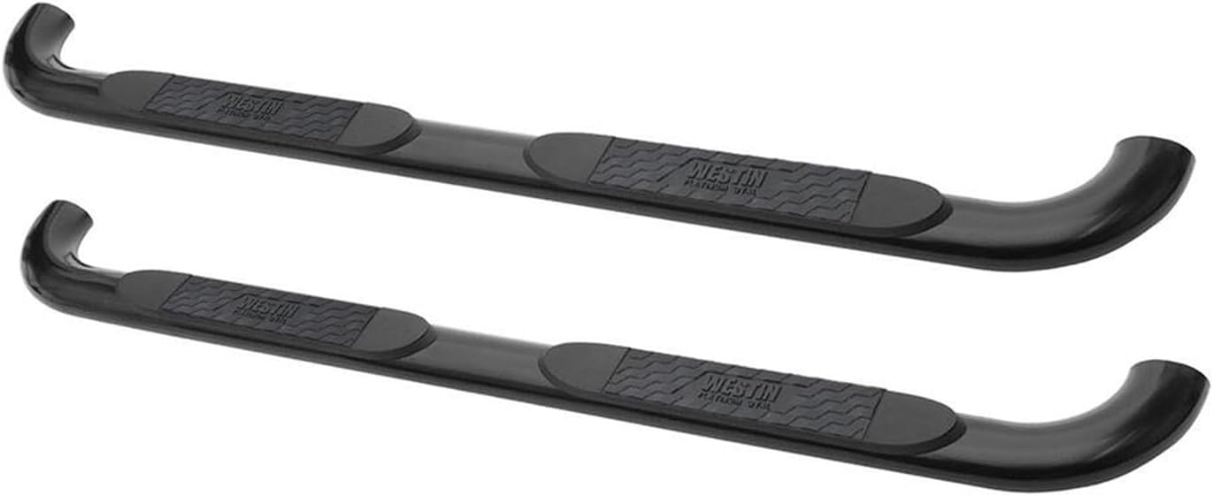 Westin 21-2995 Platinum Black Oval Step Bar, 4 inch