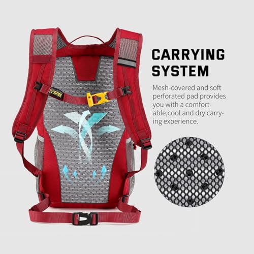 SKYSPER Small Hiking Backpack, 20L Lightweight Travel Backpacks Hiking Daypack for Women Men(Green)