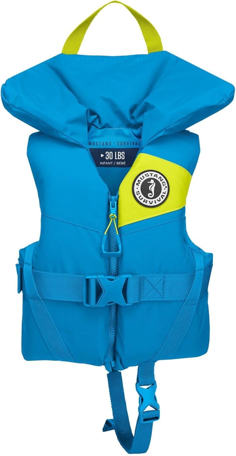 Mustang Survival - Infant Foam PFD - Azure Blue, Infant (< 30 lbs)