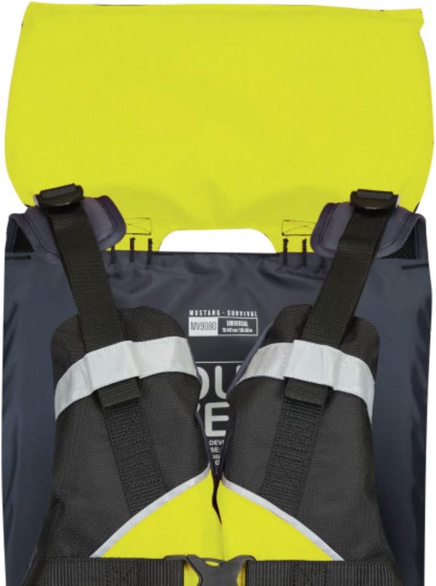 mti Mustang Canyon V Foam Vest - Universal Youth - Yellow/Black [MV9070-124-0-253]
