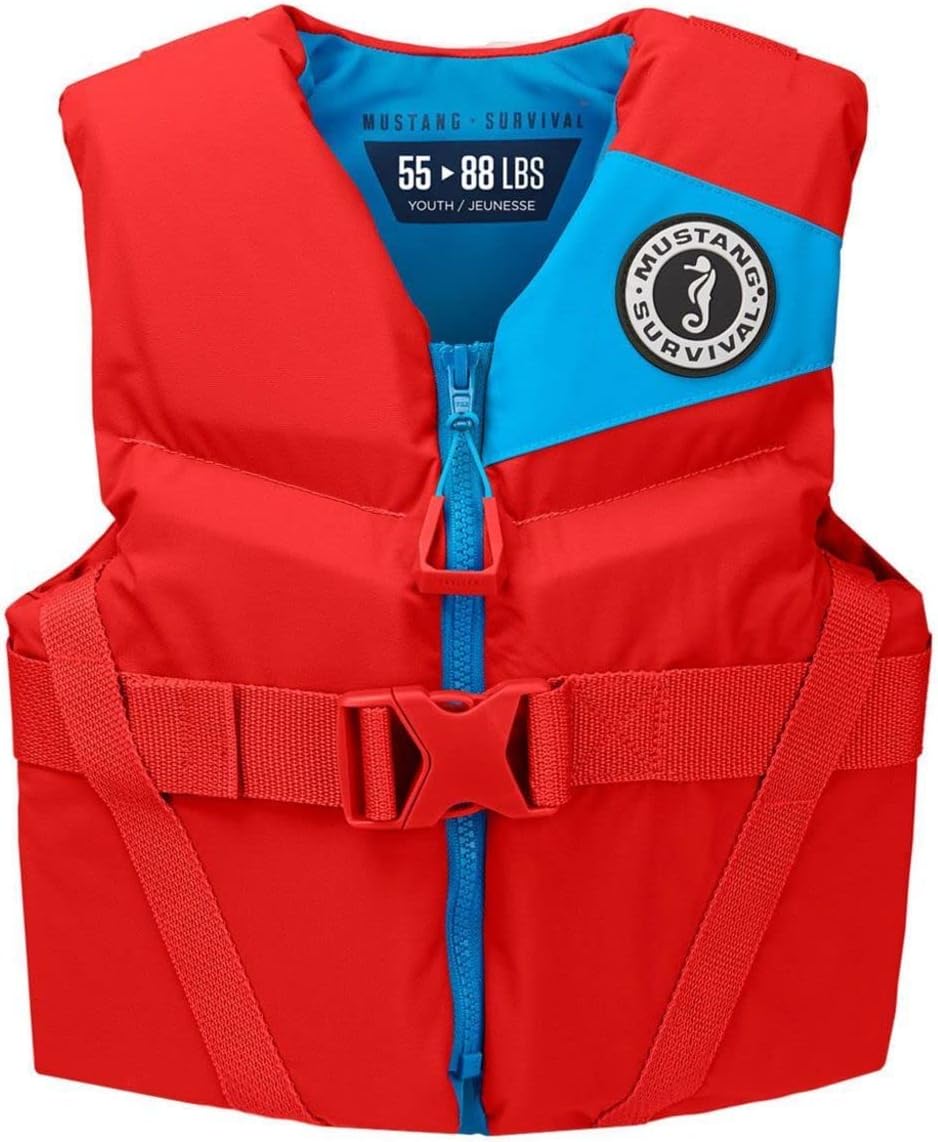 Mustang Survival - Rev Youth Foam PFD (Red)