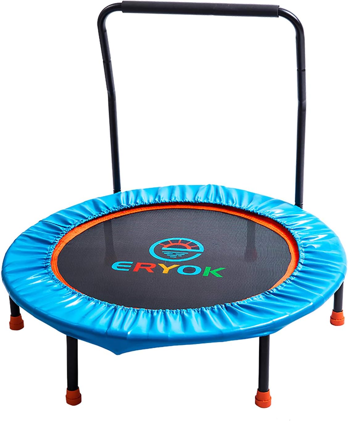 36-Inch Trampoline for Kids with Handle. Foldable Kids Trampoline for Playing and Exercise Indoor/Outdoor with Securing Padded Cover