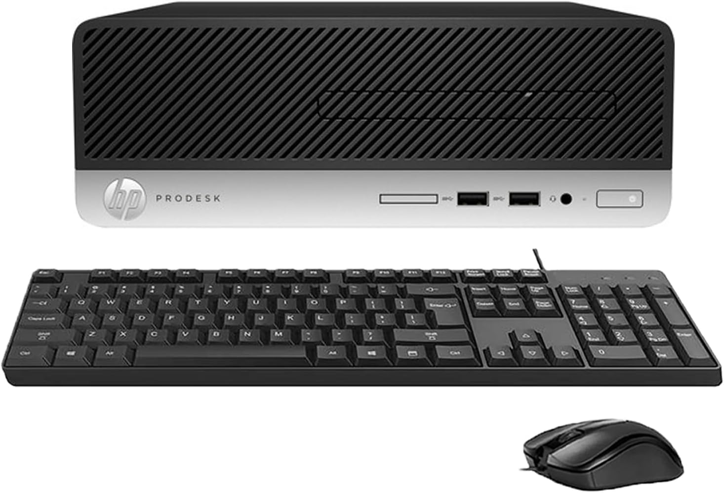 HP ProDesk 400 G6 SFF Desktop Computer PC, Core i5-9500 Processor 3.0GHz up to 4.4GHz, 16GB RAM, 1TB SSD, WiFi, AMD Radeon RX 550, Windows 10 Pro(Renewed)