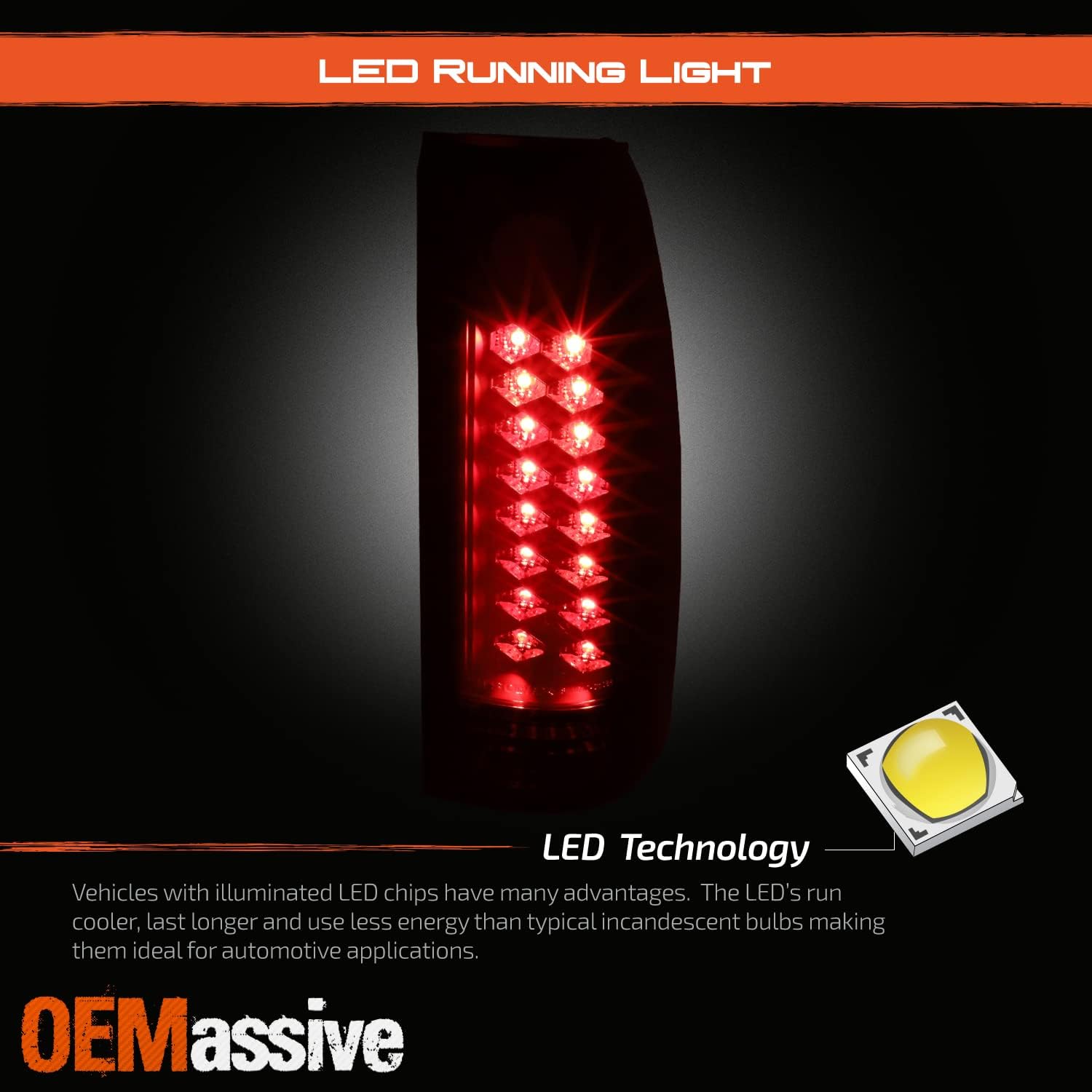 AKKON - For Pickup Truck Suburban Silverado C10 K10 C/K Tahoe Headlights + Black Smoke LED Tail Light Lamp