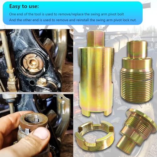 Swing Arm Bolt Kit Compatible for Recon 250 TRX250EX TRX250X Fourtrax 300 Rancher 350 400 Foreman 400 450 500 Rubicon 500 OEM# 90121-HM5-930 90122-HM5-930