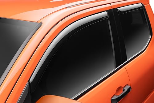 Auto Ventshade [AVS] Outside Mount Ventvisor/Rain Guards | Fits 2024 Toyota Tacoma, Smoke - 4 pcs. | 94270