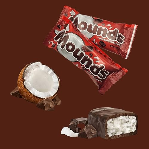 Almond Joy Miniature Bars - Coconut and Almond Milk Chocolate Candy – 100 Individually Wrapped Pieces – 3-Pound Bulk Pack