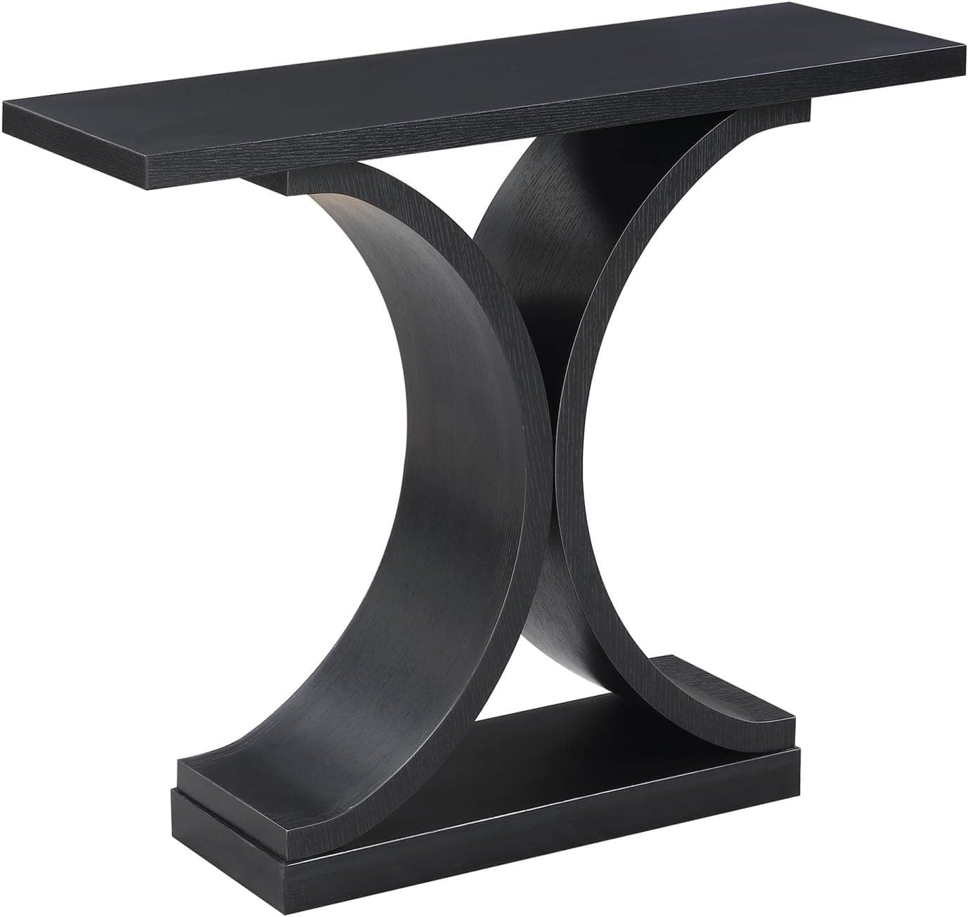 Convenience Concepts Newport Infinity Console Table, Black
