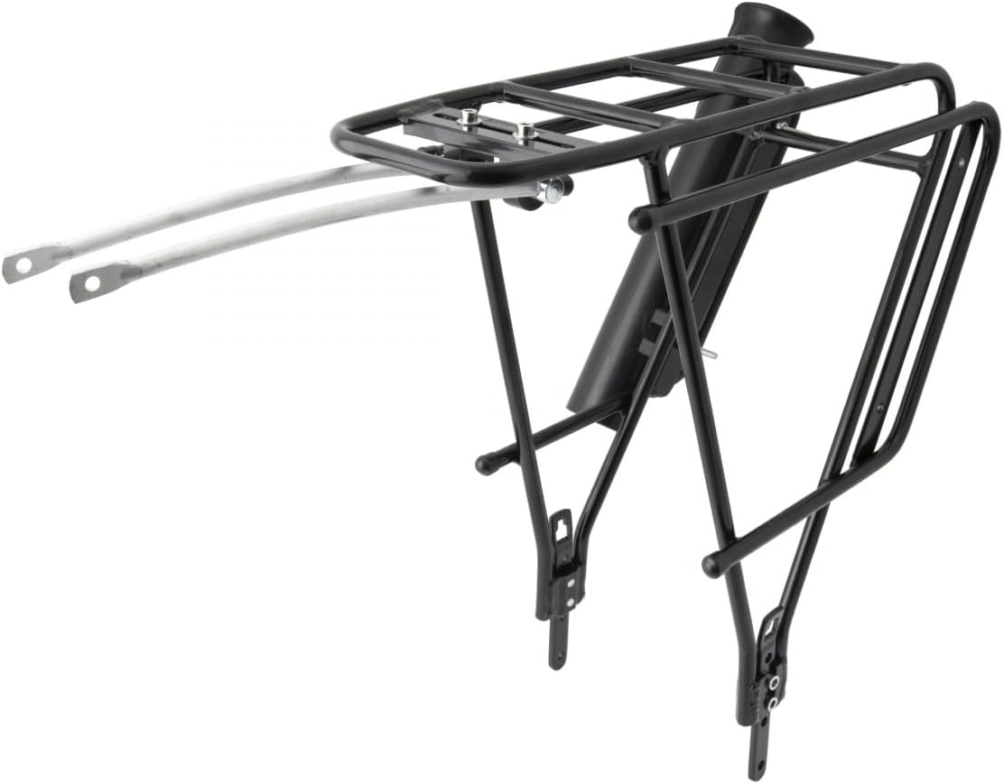 Sunlite Ramblin Rod Rear Bicycle Rack in Alloy - Universal Design - JPA1232T