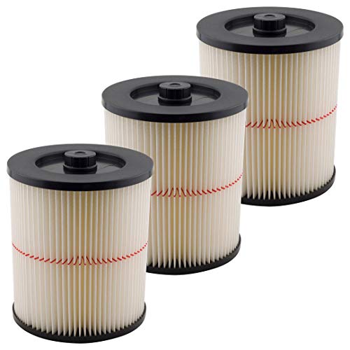 Replacement Filter 17816 Compatible with Shop Vac Craftsman 9-17816, Fits Most 5 Gallon and Larger Wet/Dry Vacs (1 Pack)
