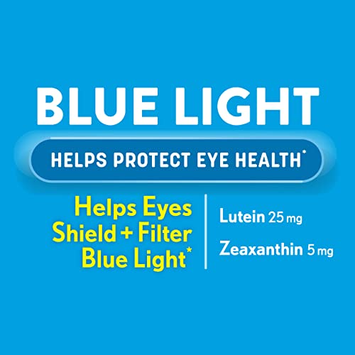 Ocuvite Blue Light Lutein 25mg Lutein & Zeaxanthin Supplement, by Bausch + Lomb, 30 Softgels (Packaging May Vary)