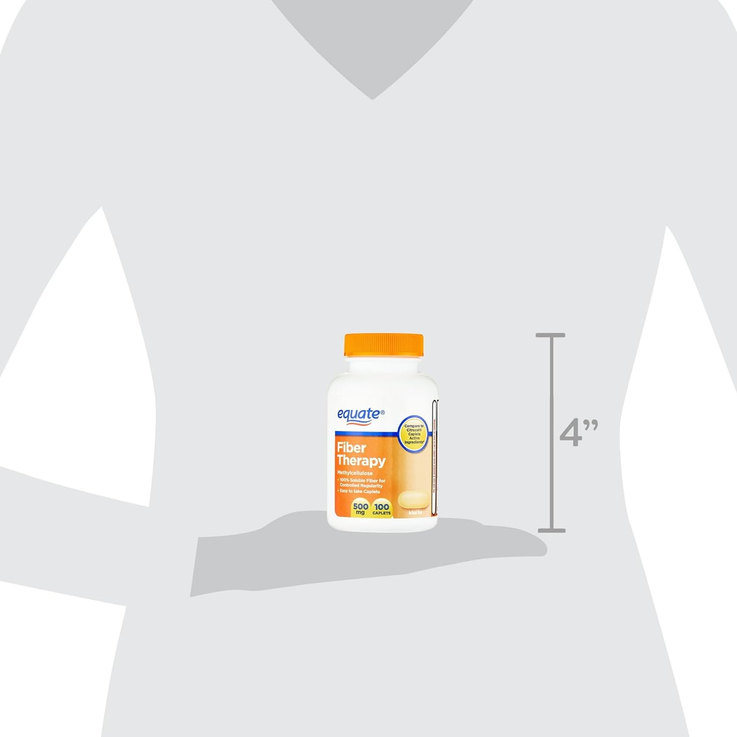 Fiber Therapy Methylcellulose 500mg,100ct (Pack of 1)