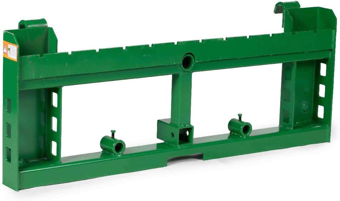Titan Attachments Pallet Fork Attachment with 36â€ Fork Blades, Receiver Hitch, Fits John Deere Loaders