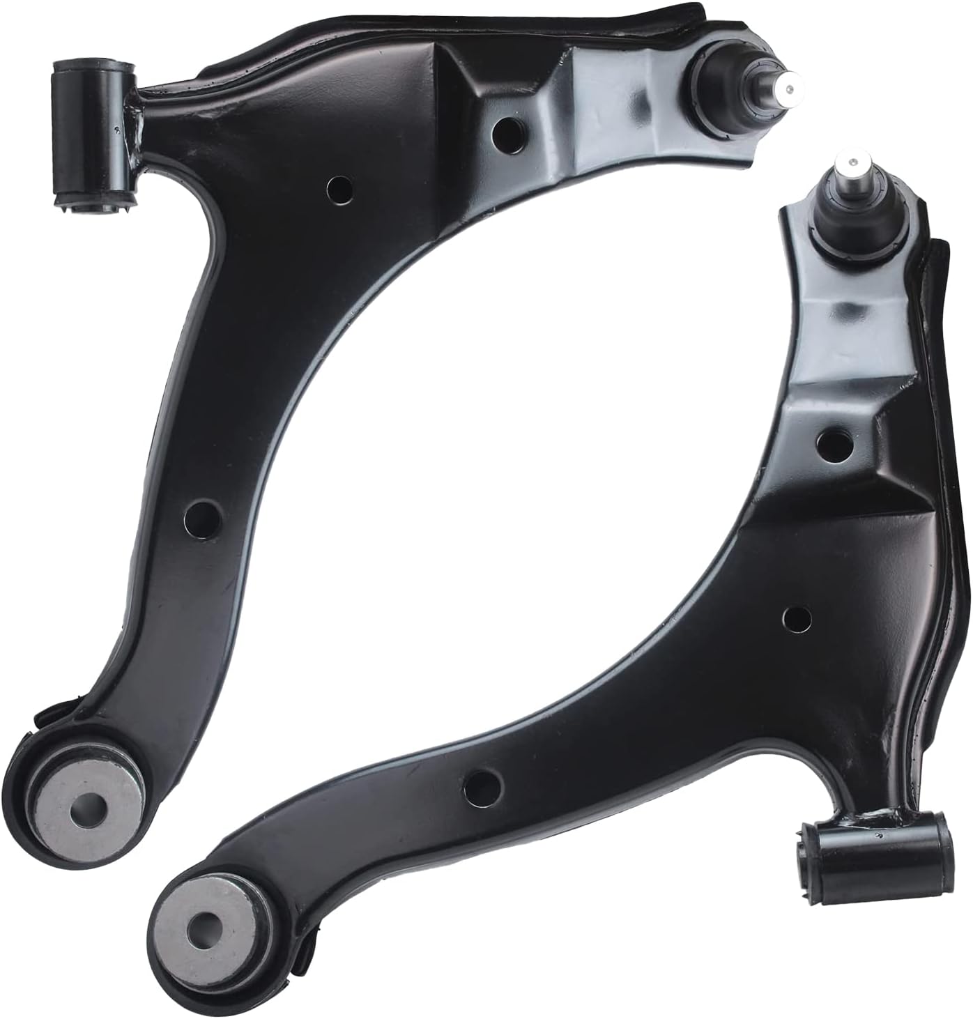 Detroit Axle - 2pc Front Control Arms for 2001-2010 Chrysler PT Cruiser, 2000-2005 Dodge Neon, 2000-2001 Plymouth Neon, 2 Lower Control Arms w/Ball Joint Assembly Replacement