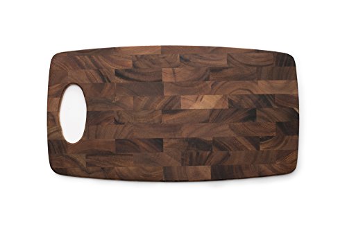 Ironwood Bowery End Grain Cheese and Charcuterie Board, One Size, Acacia Wood