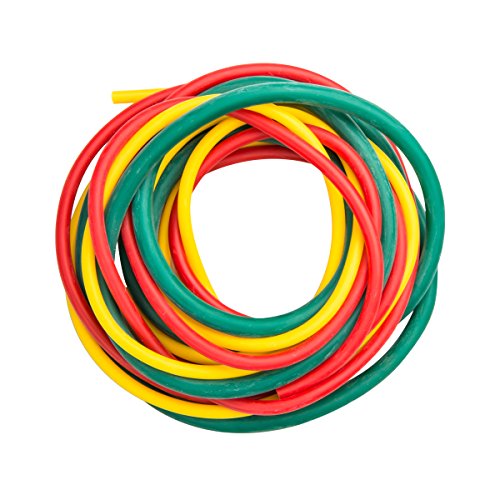 CanDo 10-5687 Latex-Free Exercise Tubing Pep Pack, Easy, Yellow/Red/Green