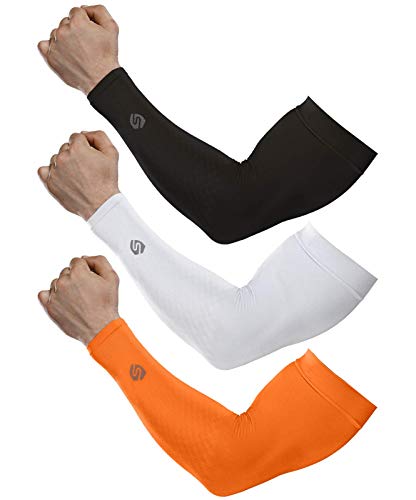 UV Protection Arm Sleeves Men Women Cycling Driving Golfing Running