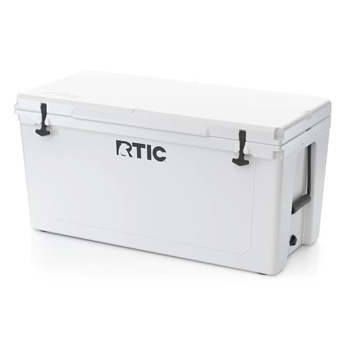 RTIC 145 QT Ultra-Tough Cooler Hard Insulated Portable Ice Chest Box for Beach, Drink, Beverage, Camping, Picnic, Fishing, Boat, Barbecue