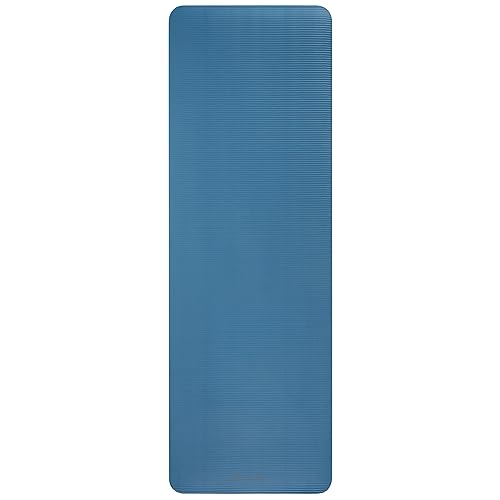 Gaiam Extra-Thick Yoga Fitness Mat and Exercise Mat with Non-Slip Texture and Easy Carry Strap
