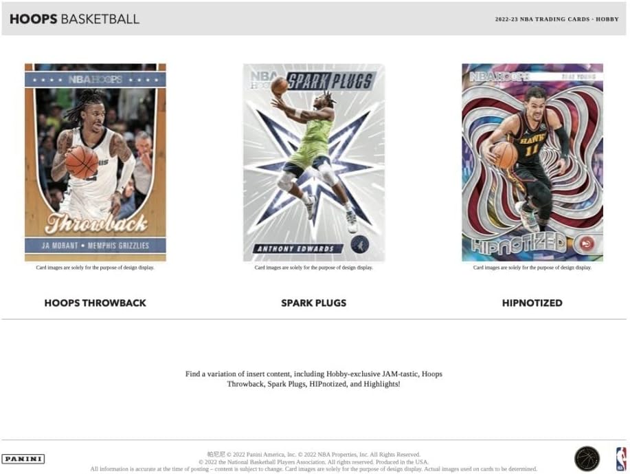 2022-23 Panini Hoops Basketball Hobby Box - 24 Packs