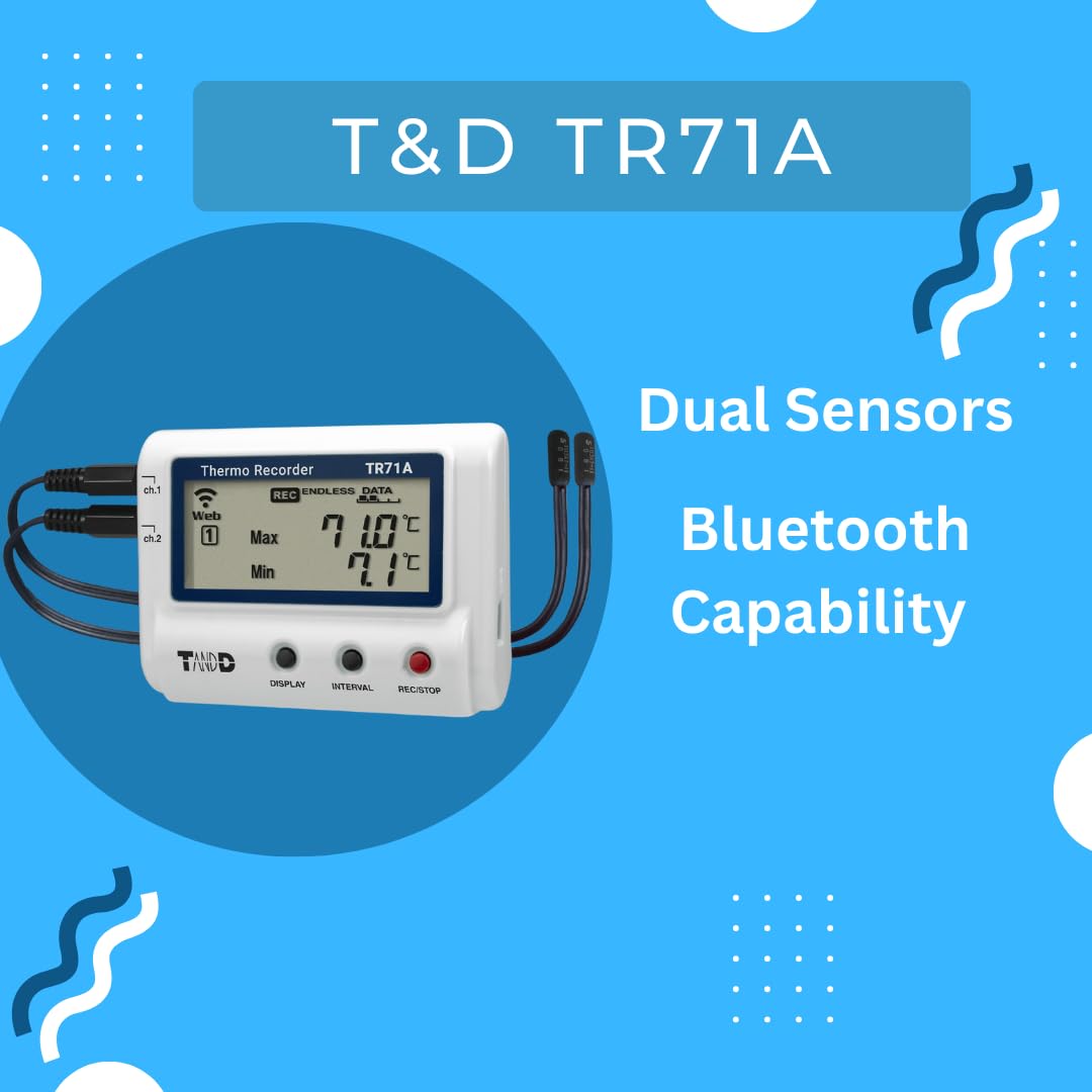 T&D TR71A Temperature Logger: Versatile Temperature Monitoring from -60°C to 155°C