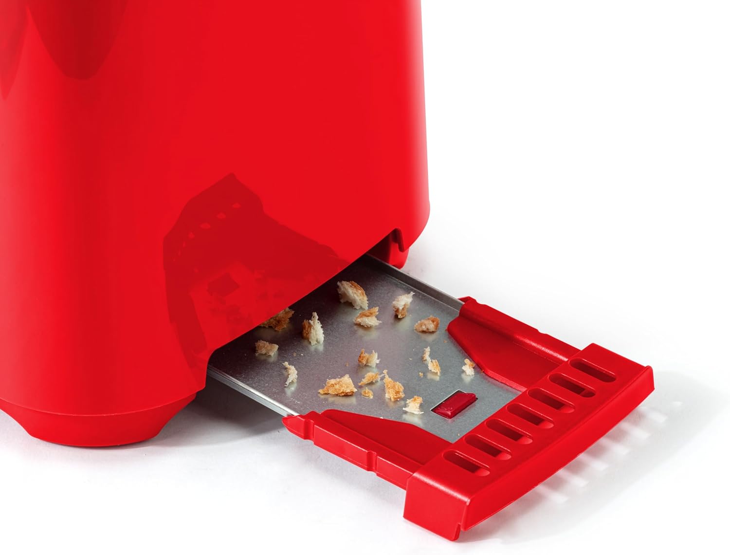 Holstein Housewares - 2-Slice Toaster with 6 Browning Control Settings - Great to Toast Bread, Bagels and Waffles (RED)